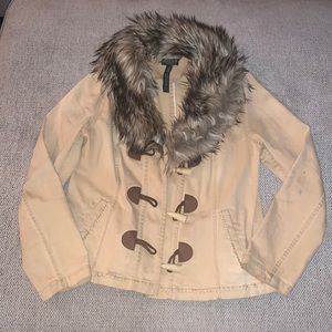 Tan denim jacket